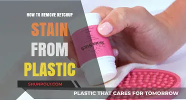 Quick Tips: Removing Ketchup Stains from Plastic Surfaces Easily
