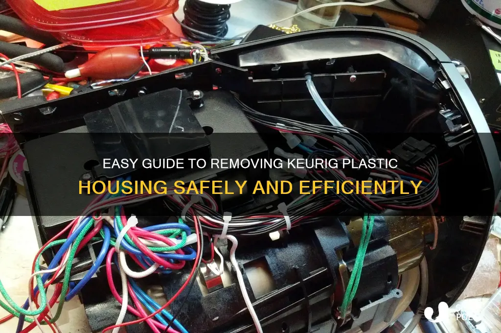 how to remove keurig plastic housing
