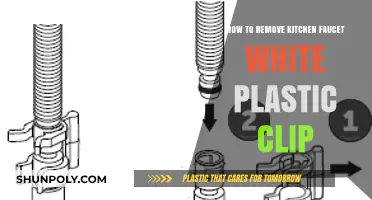 Easy Steps to Remove White Plastic Clip from Kitchen Faucet
