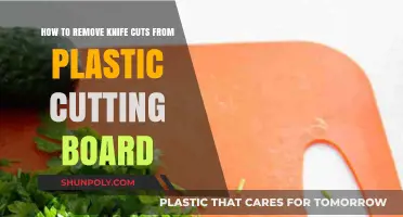 Restore Your Plastic Cutting Board: Easy Knife Cut Removal Tips