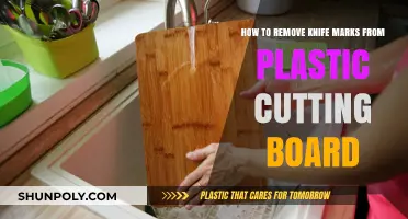 Erasing Knife Scars: Revive Your Plastic Cutting Board's Smooth Surface