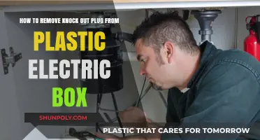 Easy Steps to Remove Knock Out Plugs from Plastic Electric Boxes