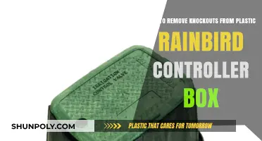 Removing Knockouts from Rainbird Plastic Controller Box: A Step-by-Step Guide