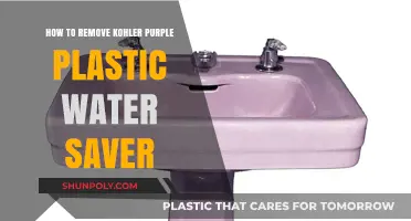Easy Steps to Remove Kohler Purple Plastic Water Saver