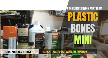Removing Krylon Paint: Plastic Bones Mini Rescue Mission