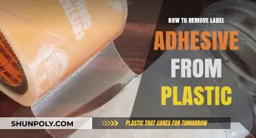 Effective Ways to Remove Sticky Label Adhesive from Plastic Surfaces