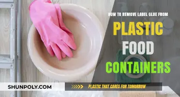 Removing Label Glue from Plastic Containers: Easy and Effective Methods