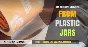 Effective Ways to Remove Label Glue from Plastic Jars Easily