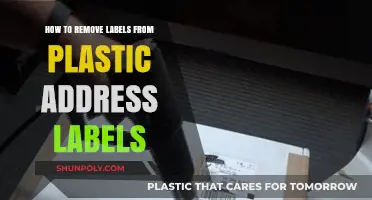 Efficiently Removing Plastic Address Labels: A Step-by-Step Guide