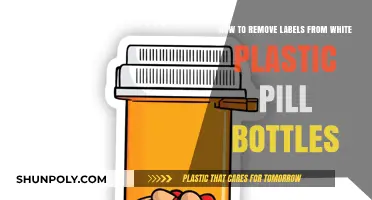Effortlessly Remove Labels from White Plastic Pill Bottles: A Quick Guide