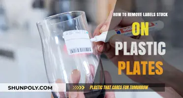 Effortless Label Removal: Tips for Cleaning Plastic Plates Like a Pro