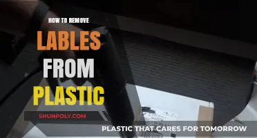 Effortless Label Removal: Quick Tips for Cleaning Plastic Surfaces