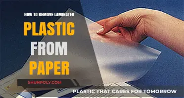 Easy Steps to Remove Laminated Plastic from Paper Safely