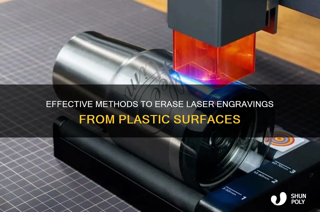 how to remove laser engraving from plastic