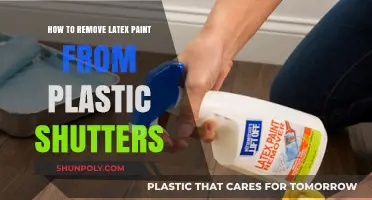 Effective Methods to Remove Latex Paint from Plastic Shutters Easily