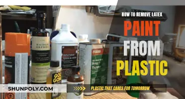Removing Latex Paint from Plastic: Effective Strategies