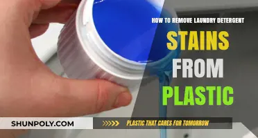 Effective Ways to Remove Laundry Detergent Stains from Plastic Surfaces