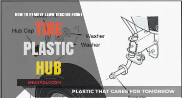 Easy Steps to Remove Lawn Tractor Front Tire Plastic Hub