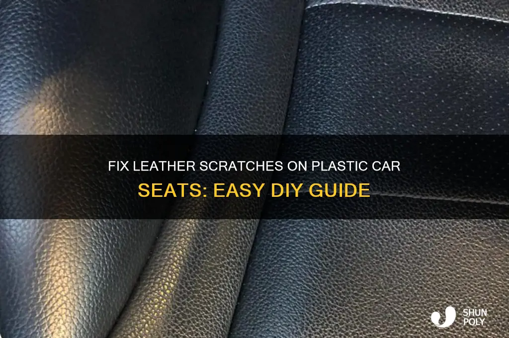 how to remove leather scratches on plastic back car seats