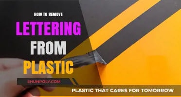 Effective Methods to Remove Lettering from Plastic Surfaces Easily