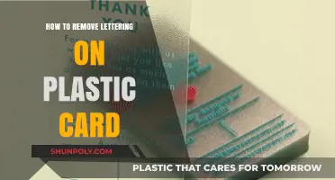 Effective Methods to Remove Lettering from Plastic Cards Easily