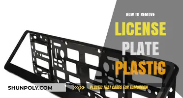 Easy Steps to Remove License Plate Plastic Cover Safely
