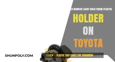 Easy Steps to Remove Light Bulb from Toyota's Plastic Holder