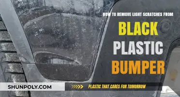 Easy DIY Fix: Removing Light Scratches from Black Plastic Bumpers
