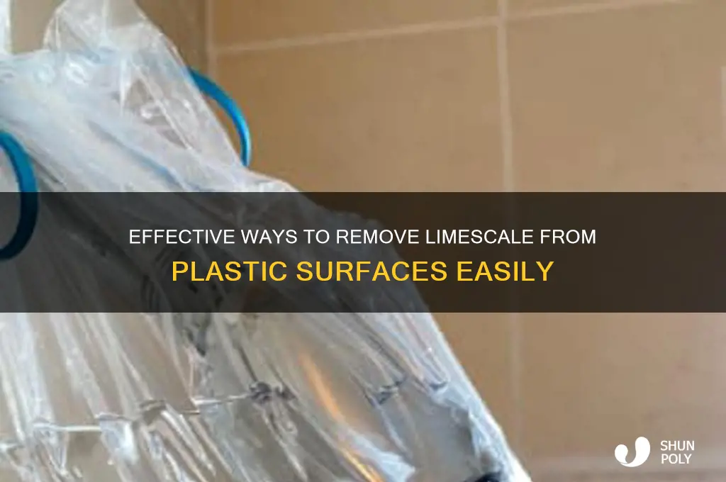 how to remove limescale from plastic