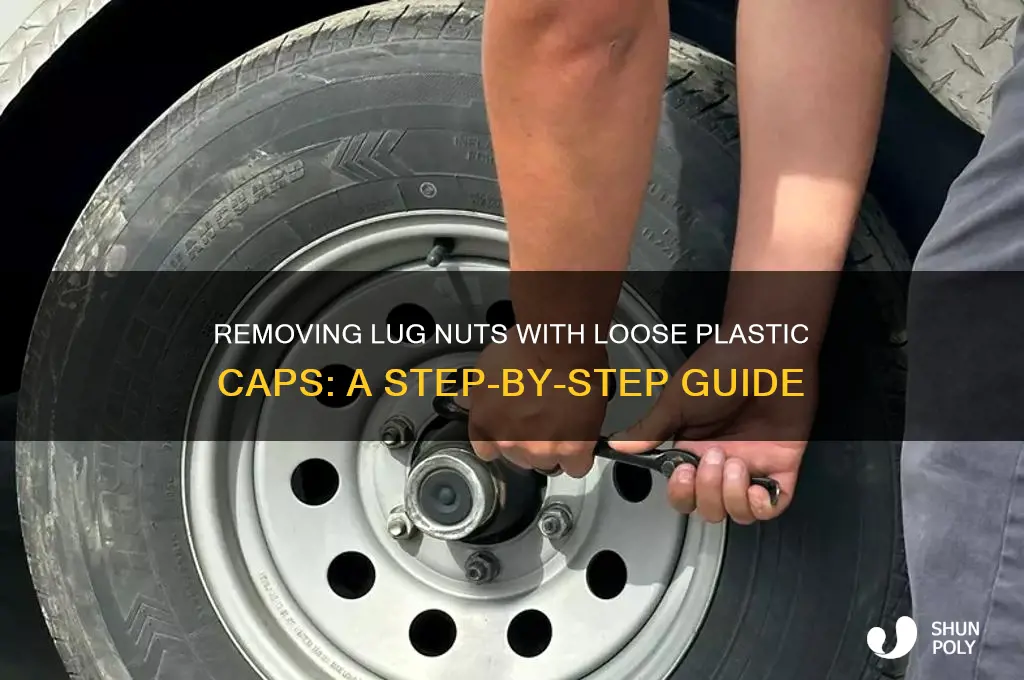 how to remove lug nuts that have loose plastic caps