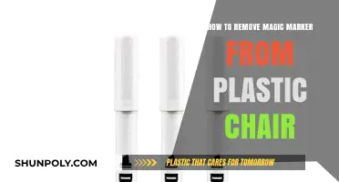 Effective Ways to Remove Magic Marker Stains from Plastic Chairs