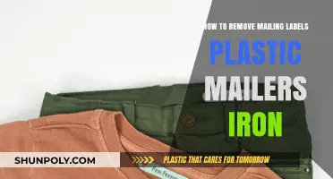 Effortless Ways to Remove Mailing Labels from Plastic Mailers Using Iron