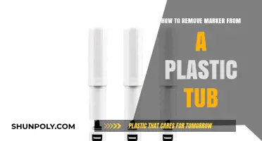 Effective Ways to Remove Marker Stains from Plastic Tubs Easily