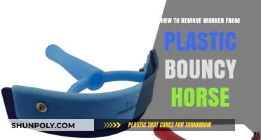 Effective Ways to Remove Marker Stains from Plastic Bouncy Horses