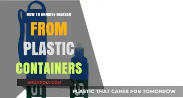 Erase Marker Stains from Plastic Containers Easily
