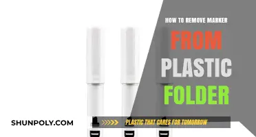 Effective Ways to Remove Marker Stains from Plastic Folders Easily