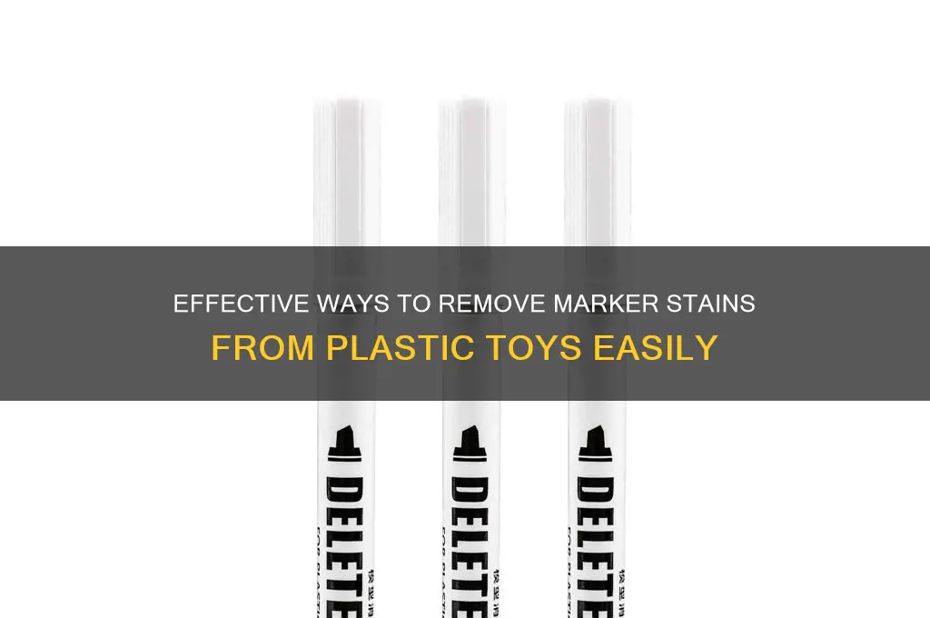 how to remove marker from plastic toys