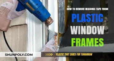 Easy Steps to Safely Remove Masking Tape from Plastic Window Frames