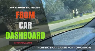 Effective Ways to Remove Melted Plastic from Your Car Dashboard