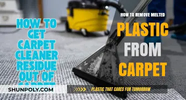 Effective Ways to Remove Melted Plastic from Your Carpet Easily