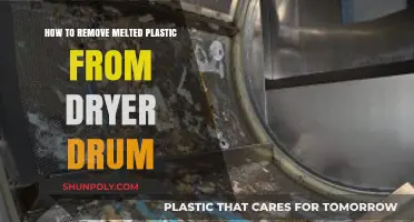 Effective Ways to Remove Melted Plastic from Your Dryer Drum