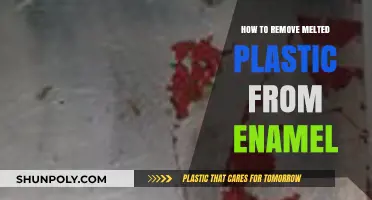 Effective Ways to Remove Melted Plastic from Enamel Surfaces
