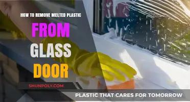 Effective Methods to Remove Melted Plastic from Glass Doors Easily