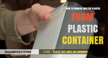 Removing Melted Plastic: Restoring Your Containers