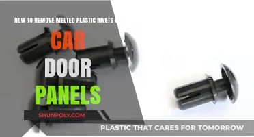 Removing Melted Plastic Rivets from Car Door Panels: A Step-by-Step Guide