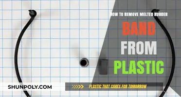 Effective Ways to Remove Melted Rubber Bands from Plastic Surfaces