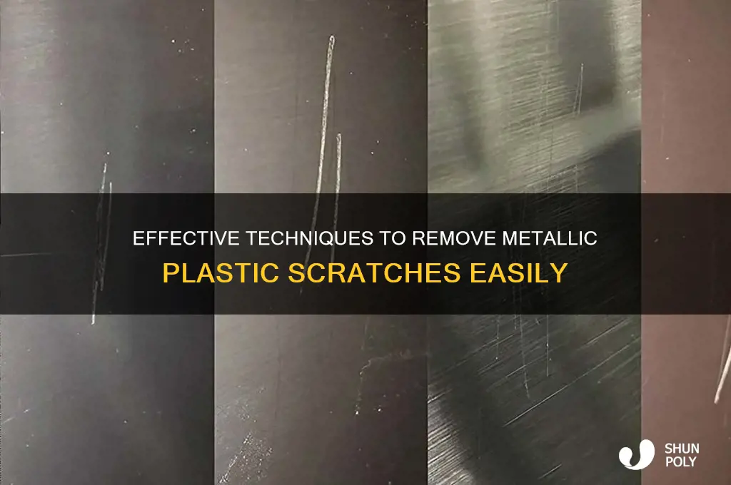 how to remove metallic plastic scratches
