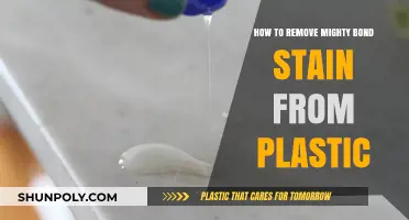 Effective Ways to Remove Mighty Bond Stains from Plastic Surfaces
