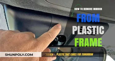 Easy Steps to Safely Remove a Mirror from a Plastic Frame