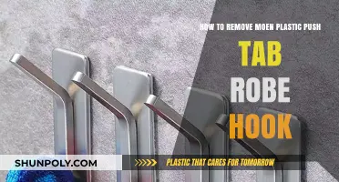Easy Guide to Removing Moen Plastic Push Tab Robe Hook
